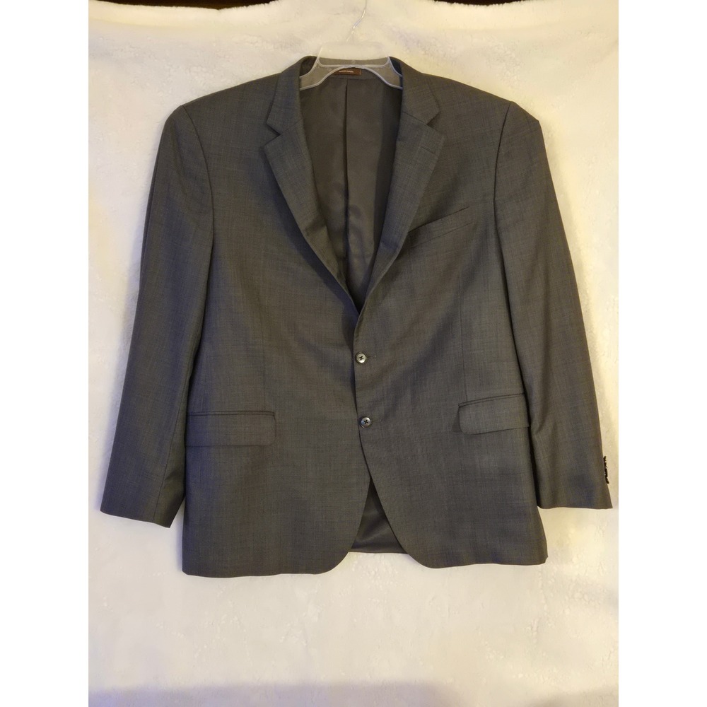 Peter Millar Men's 50T Gray Wool‎ Blazer Jacket 2 Button Classic Fit